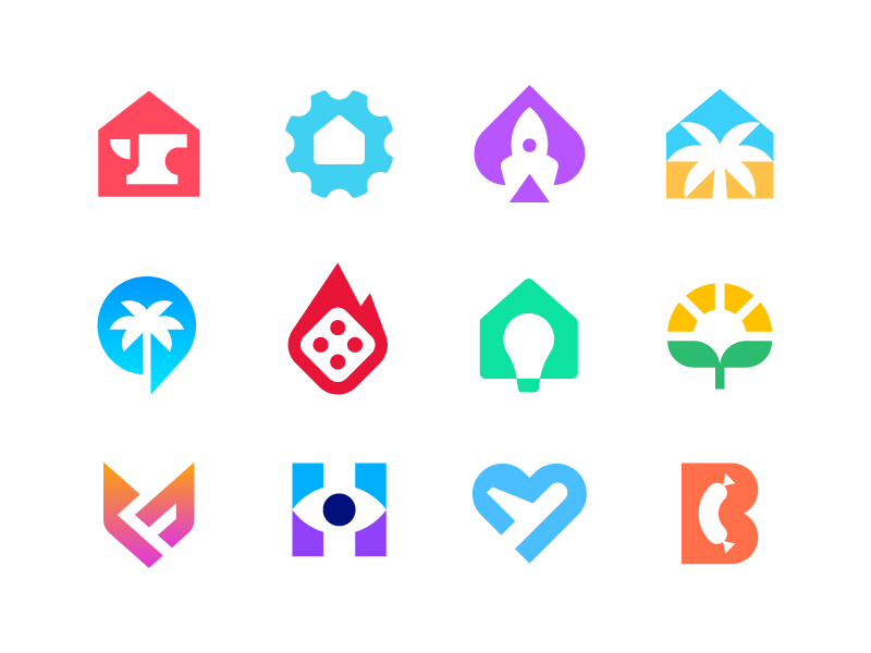 deividas bielskis negativespace logos collection dribbble