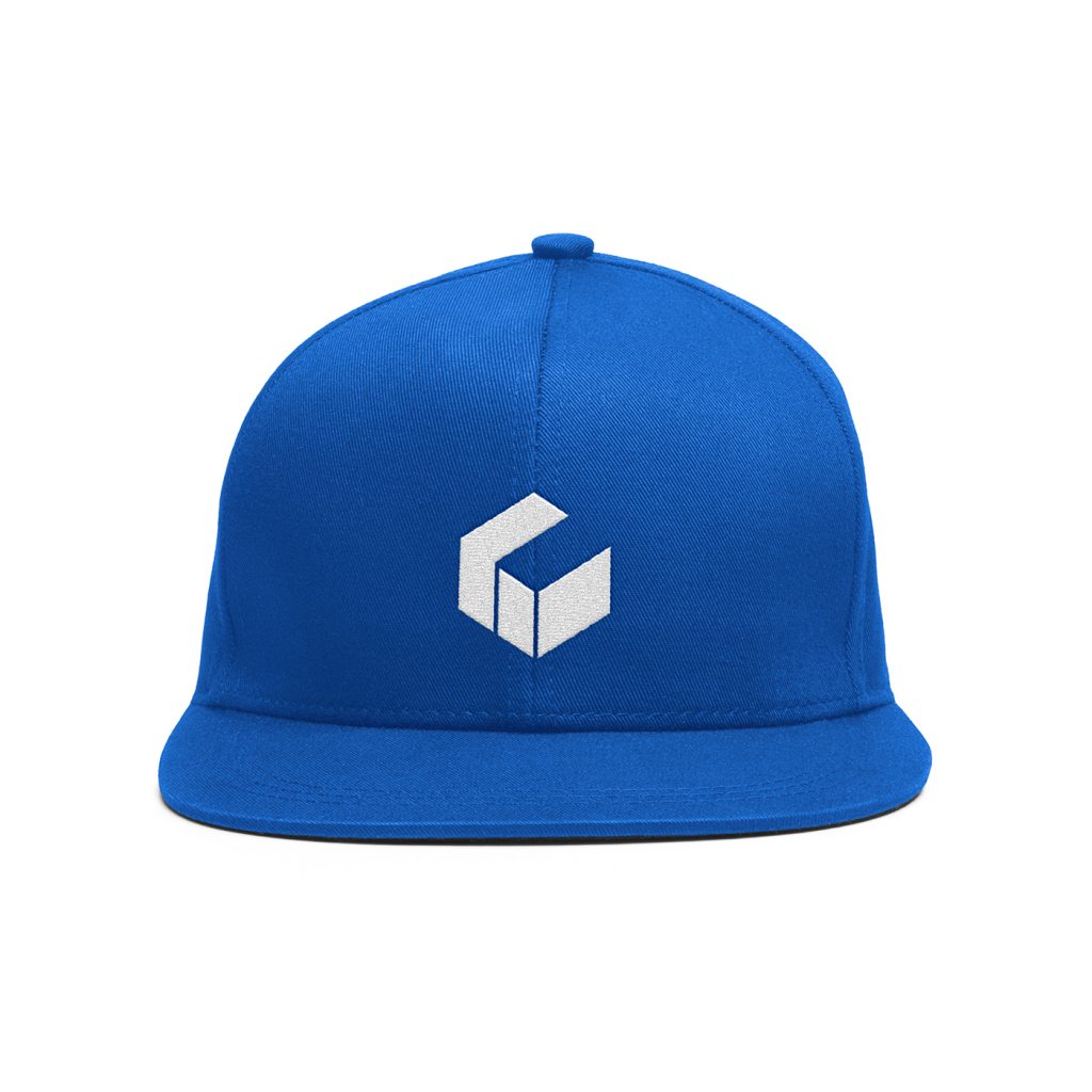 Cube cap logo brand identity