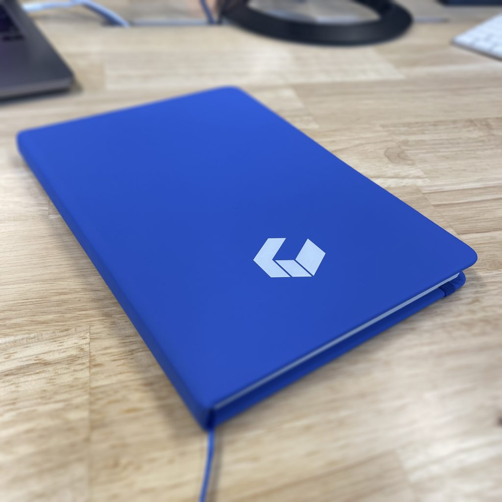 Cube notebook logo dolganiuc design
