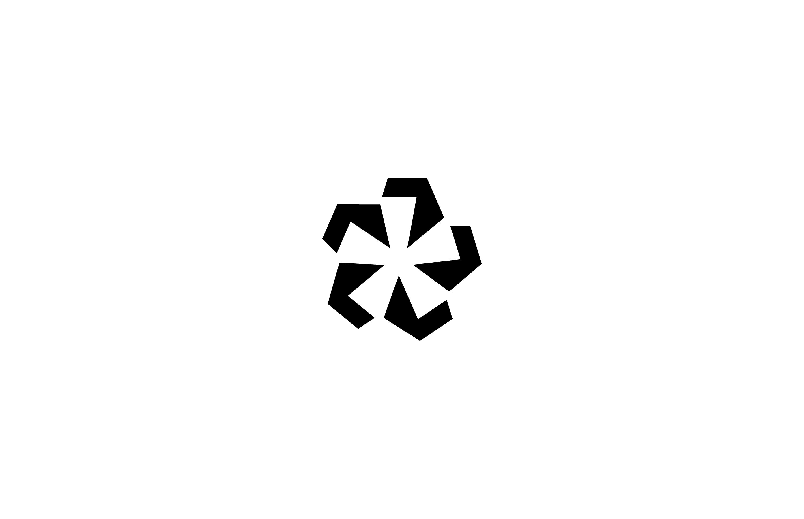star asterisk five penta negative space solid classic logo design mark symbol timeless