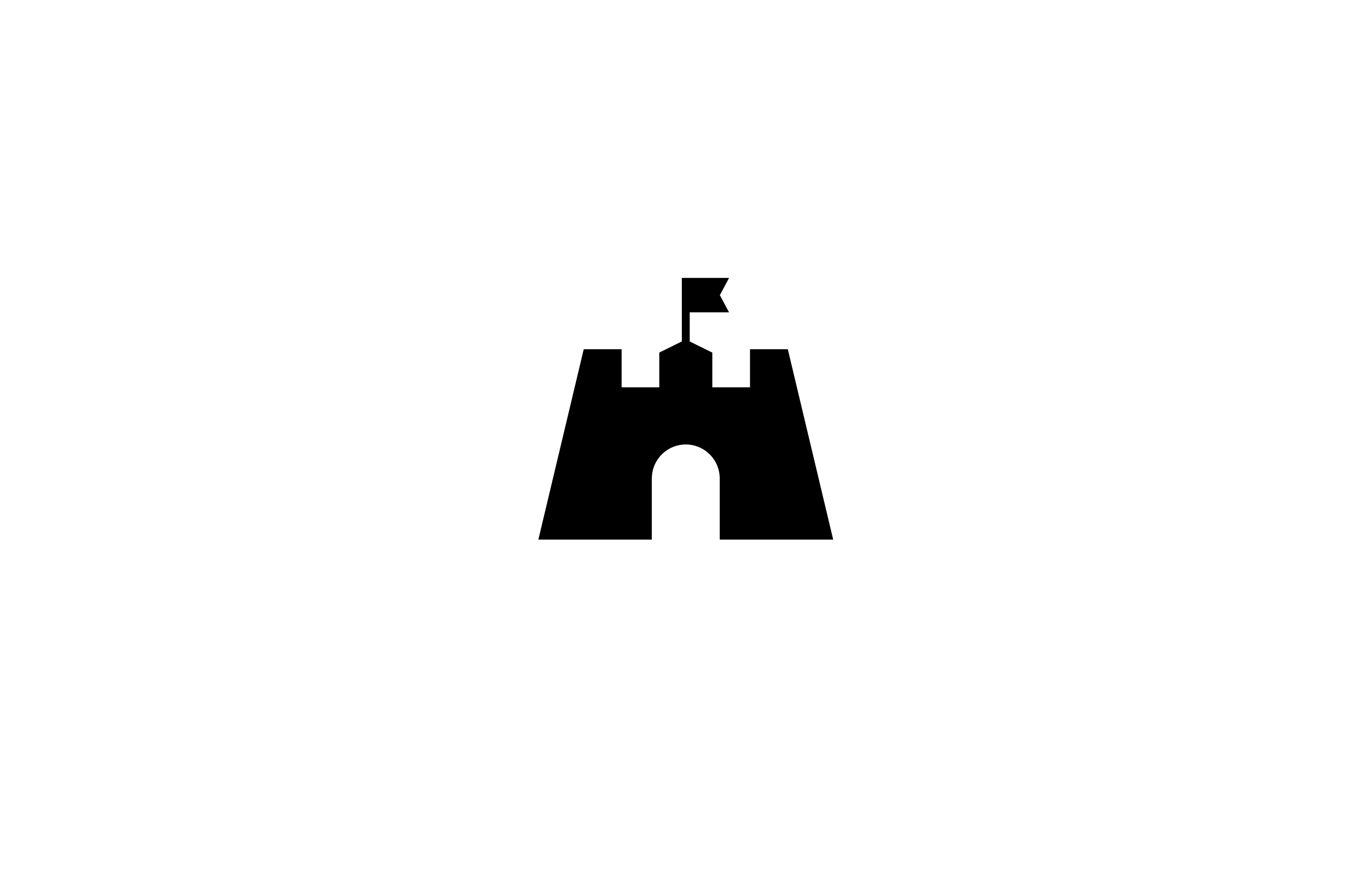 history tower fortress flag victory conquer enter classic logo design mark symbol timeless