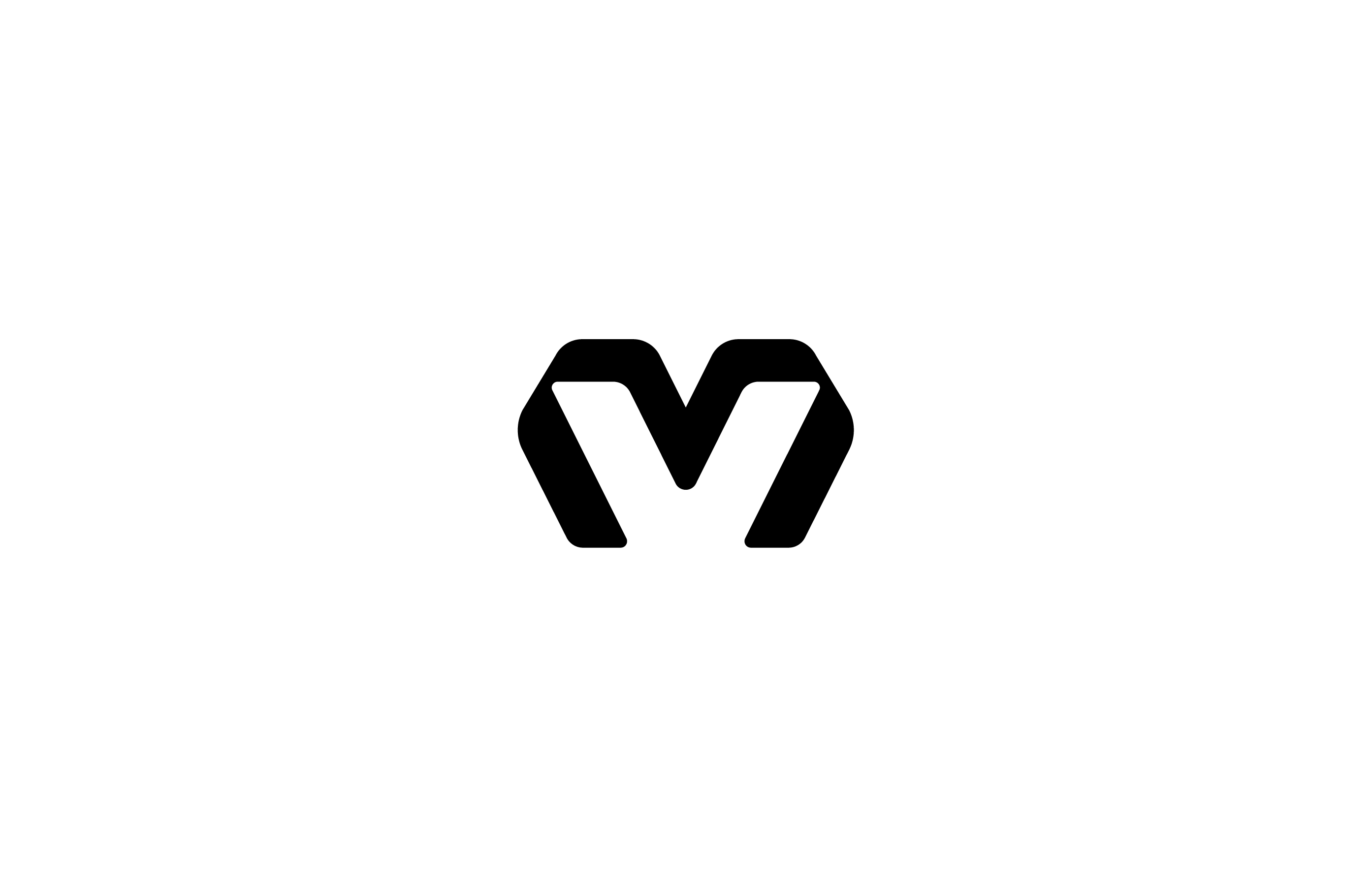 letter m v monogram negative space solid classic logo design mark symbol timeless