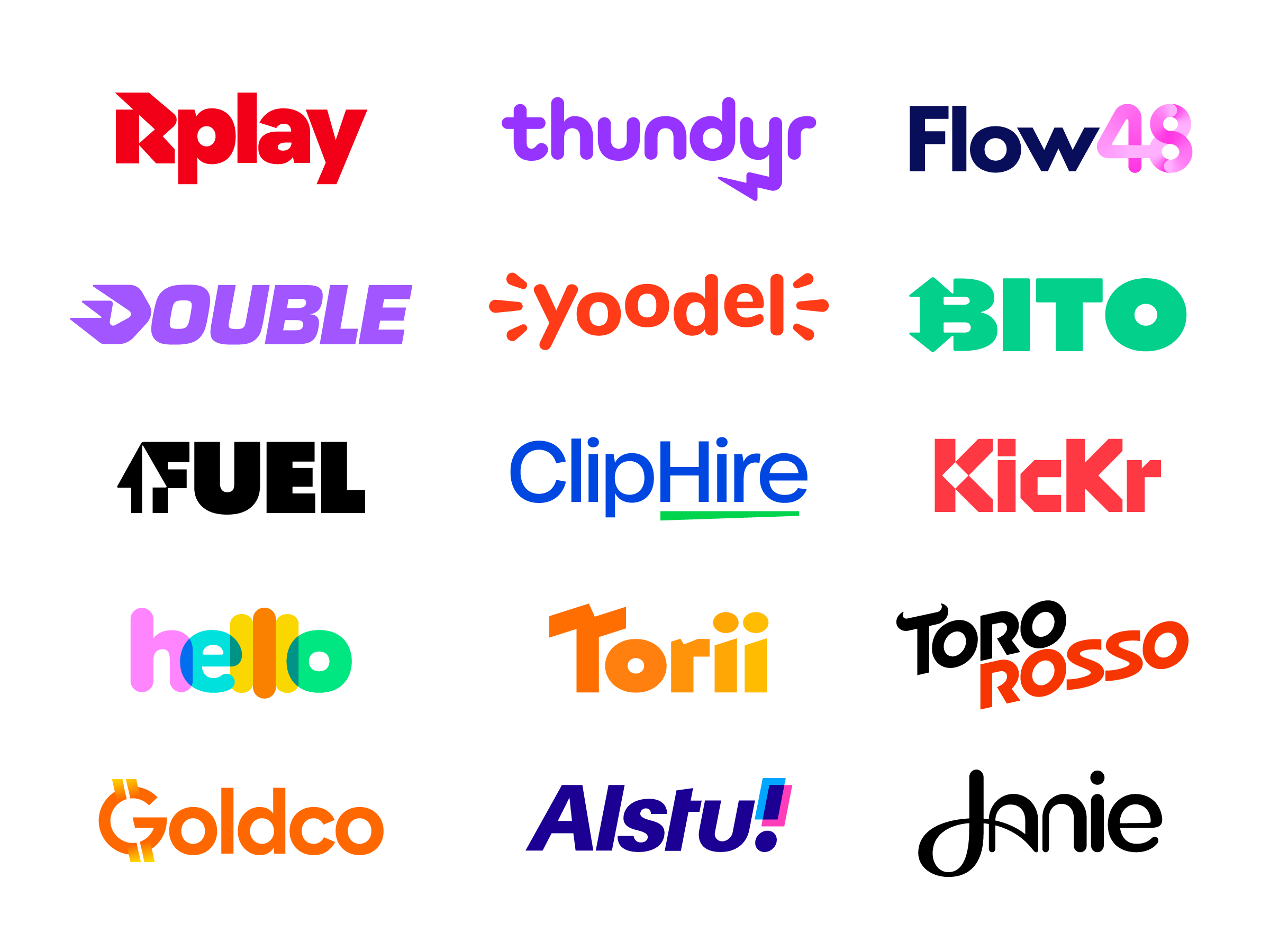 wordmark logotype collection logofolio by mihai dolganiuc design