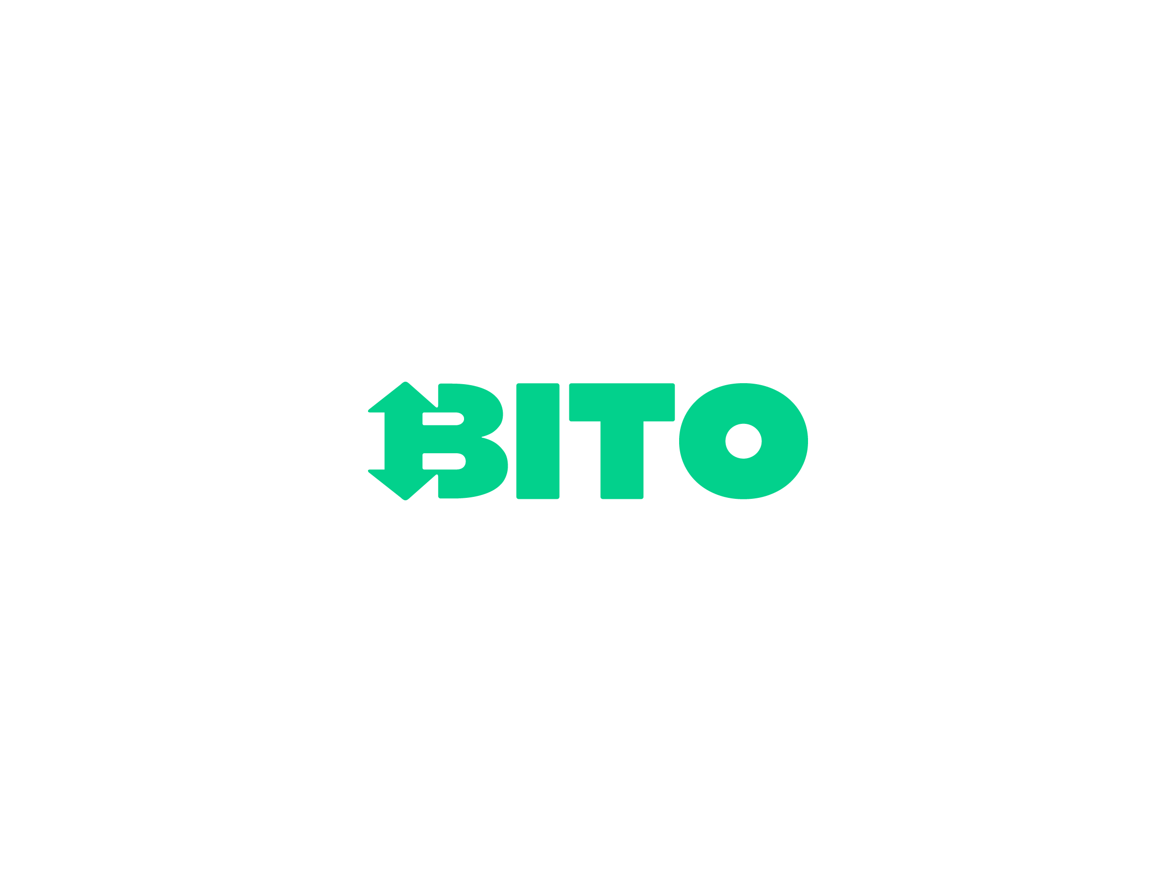 wordmark logotype for bito engineering firm based on letter b and arrows mihai dolganiuc design
