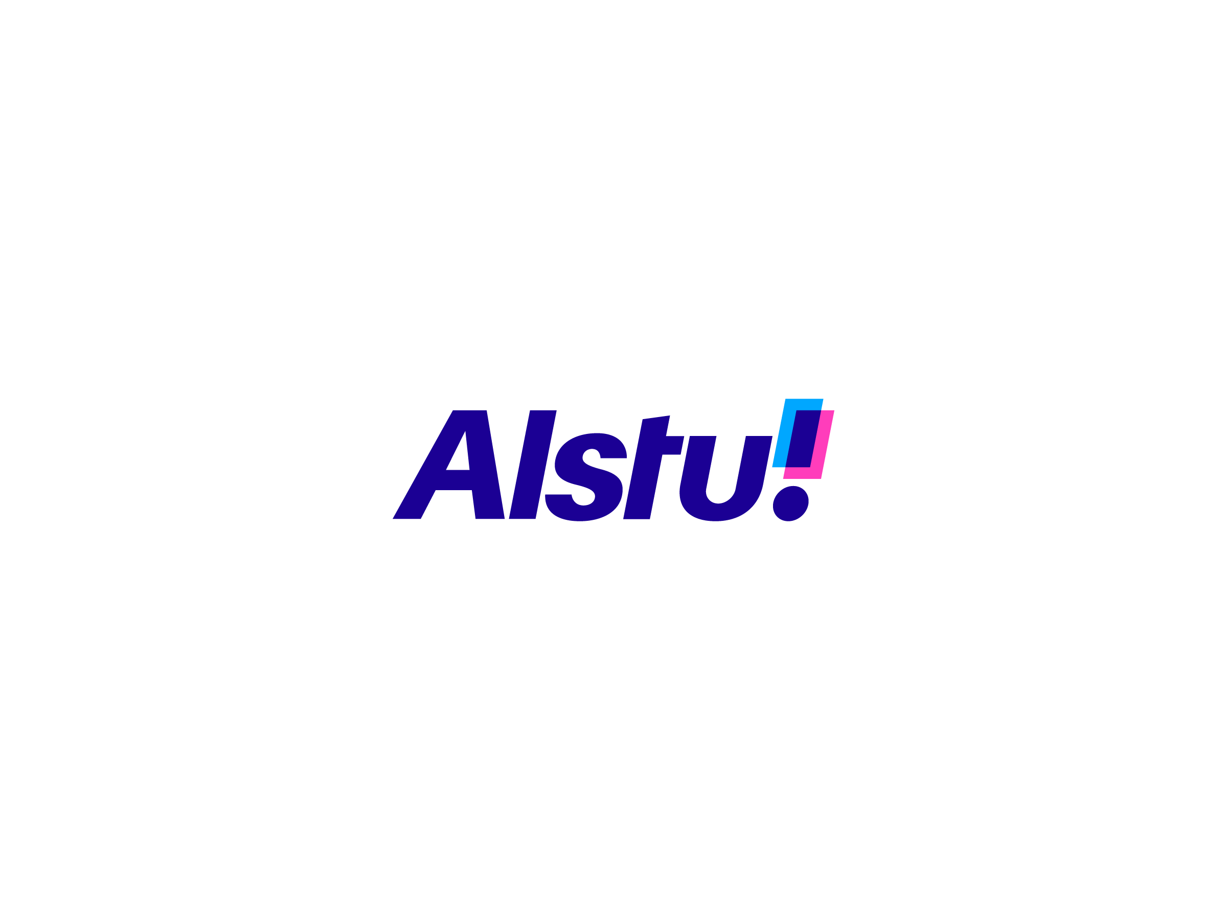 wordmark logotype for alstu dutch company that offers product reviews by mihai dolganiuc design