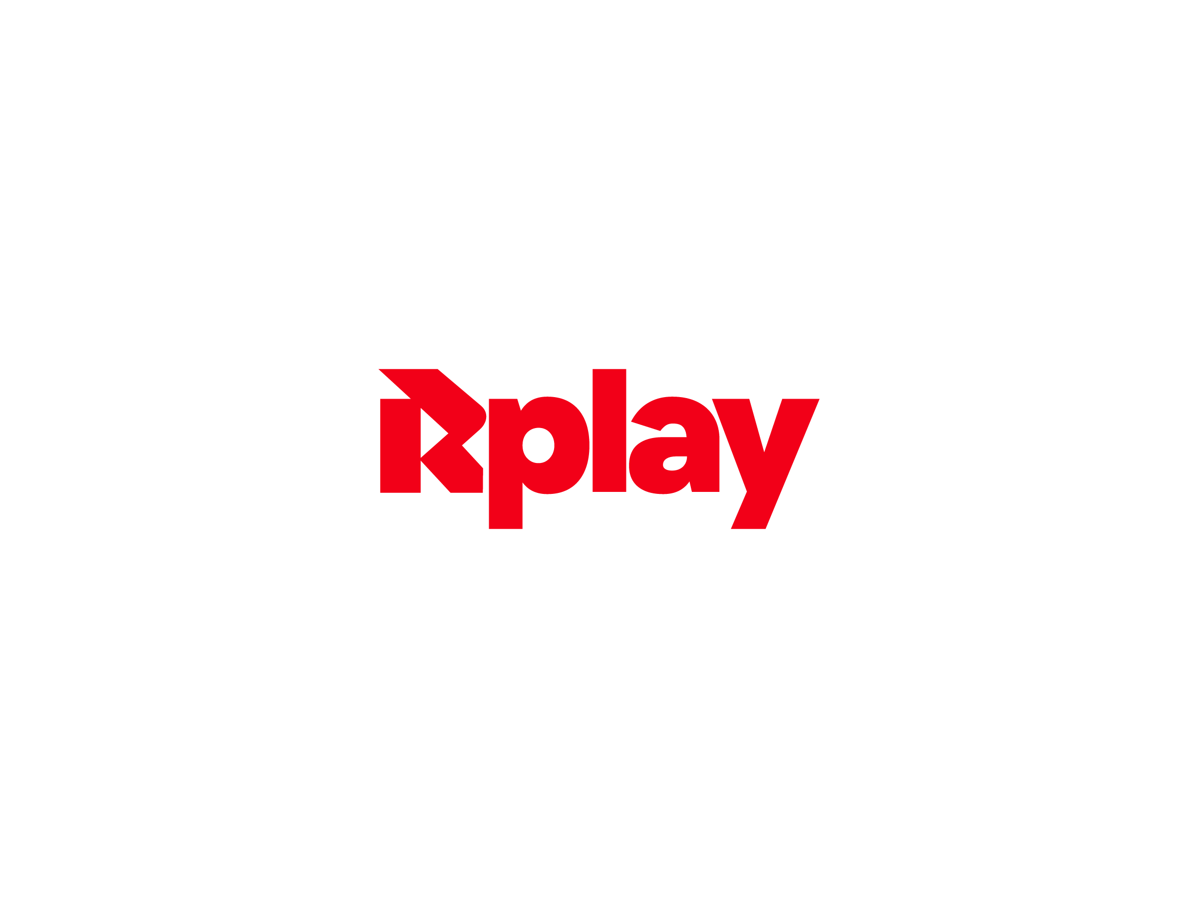 wordmark logotype streaming lettermark letter R play media video platform by mihai dolganiuc design