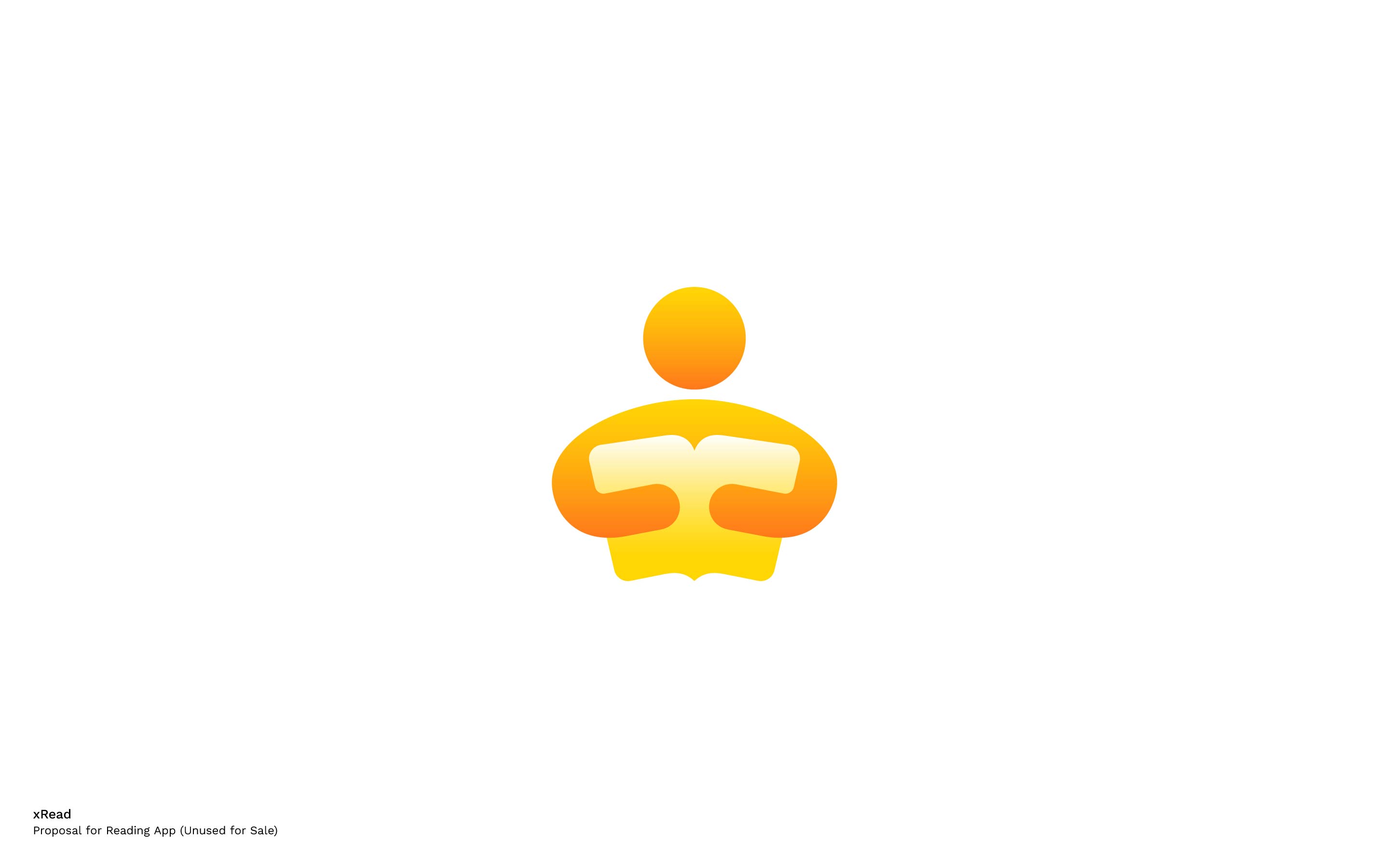 logo design based on human reading books by mihai dolganiuc design