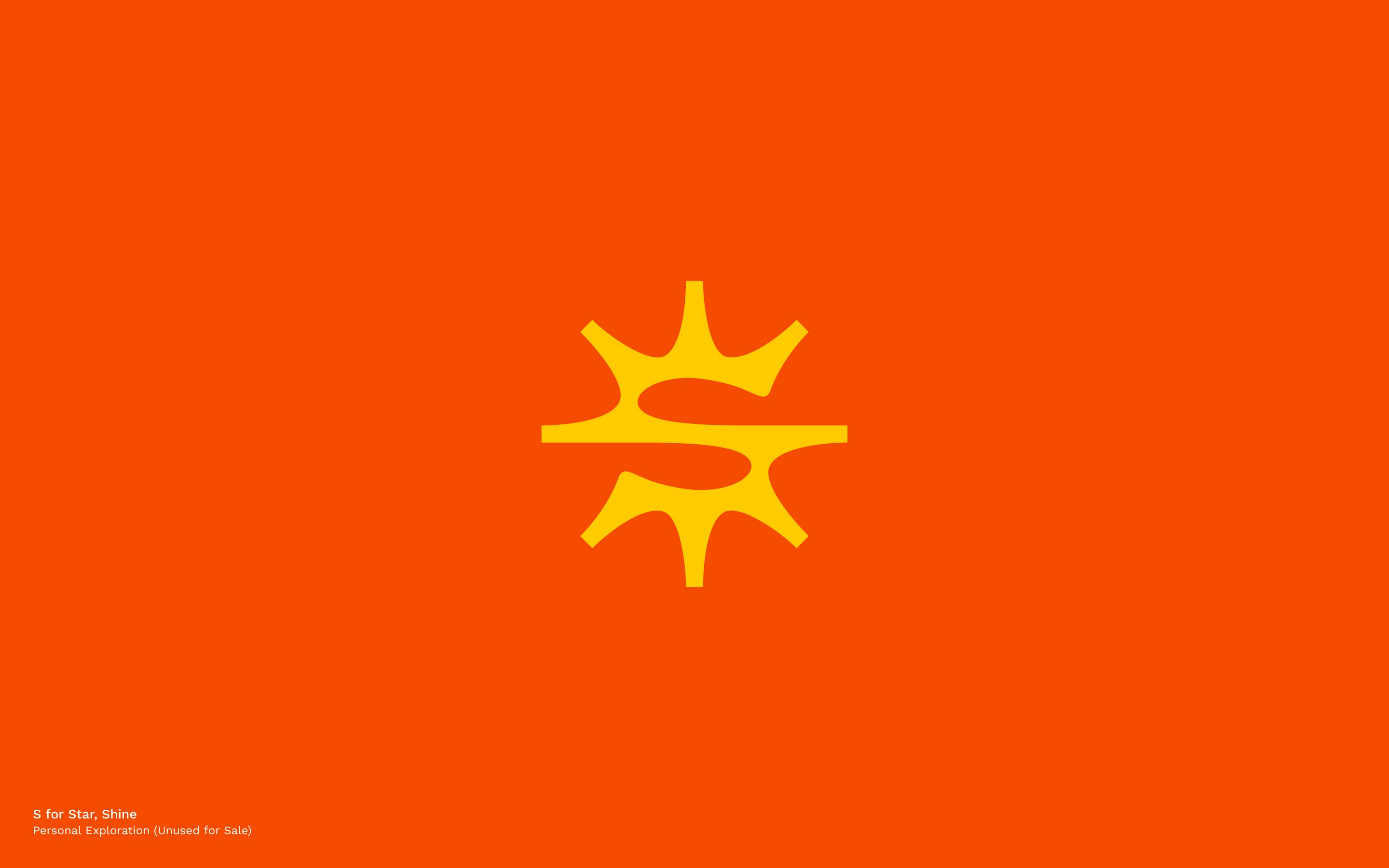 logo design based on leter s star shine sunset by mihai dolganiuc design