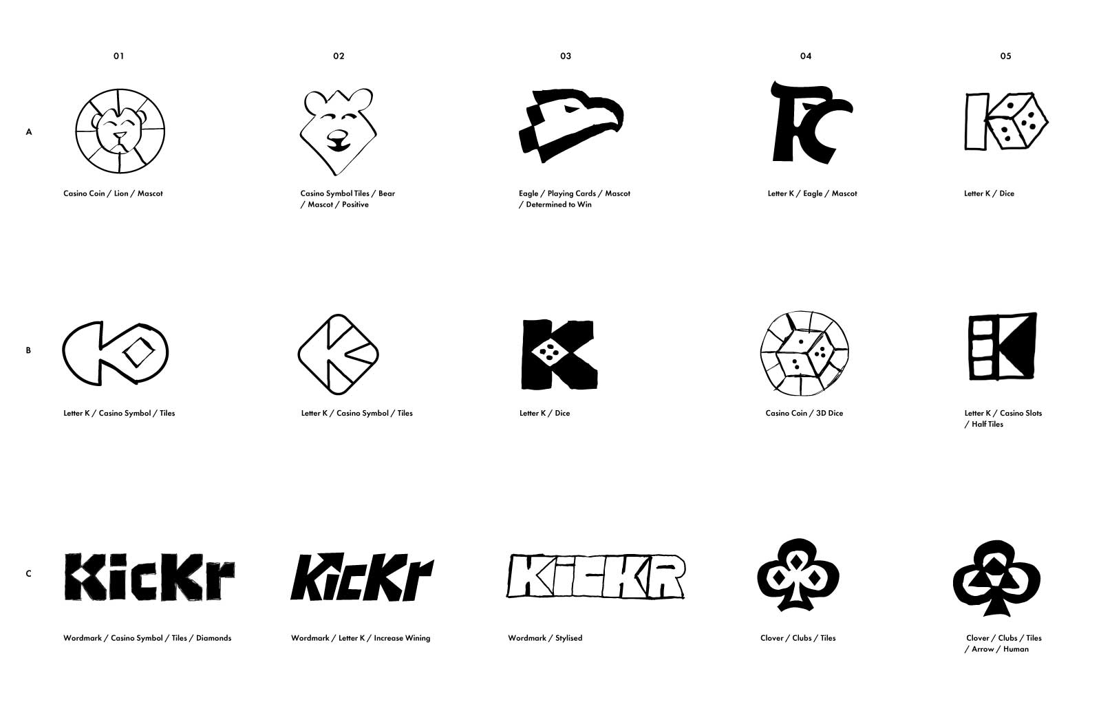 sketches logo design wordmark online casino dice play luck negative space mihai dolganiuc design