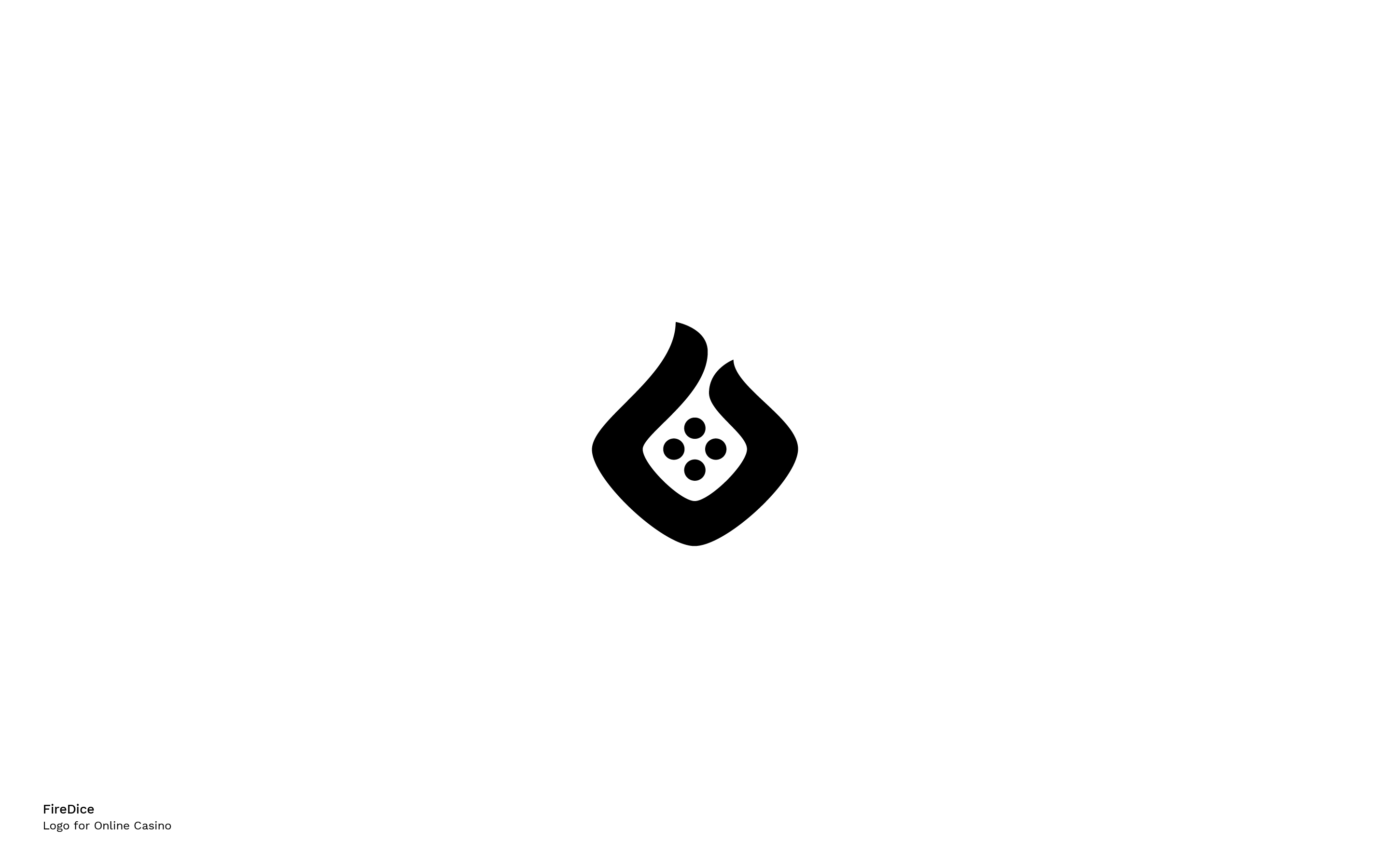 flame dice casino negative space collection timeless symbols minimalism simplicity logo mihai dolganiuc design