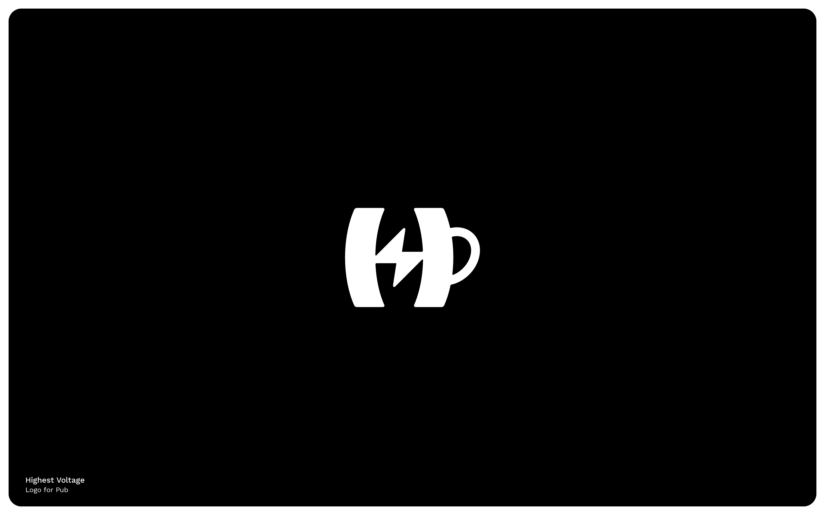 letter h thunder bolt lightning rock pub pint collection timeless symbols minimalism simplicity logo mihai dolganiuc design