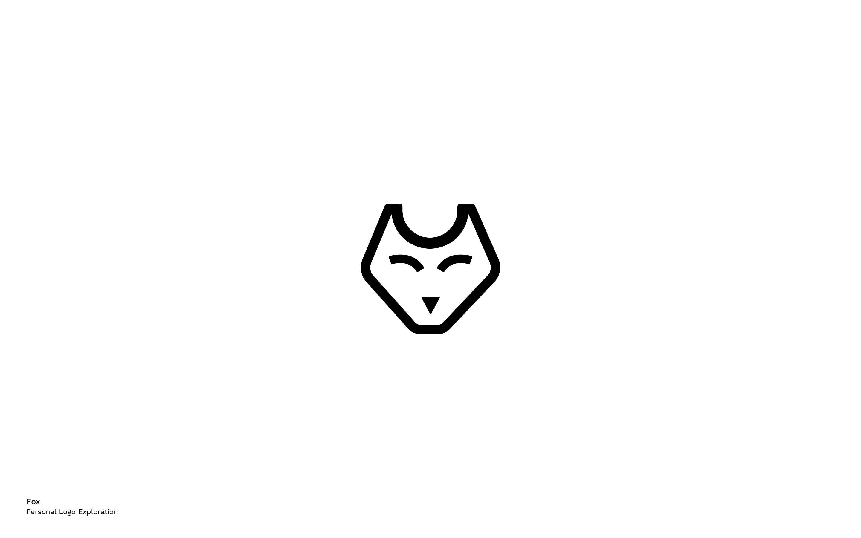 fox animal mascot minimal face collection timeless symbols minimalism simplicity logo mihai dolganiuc design