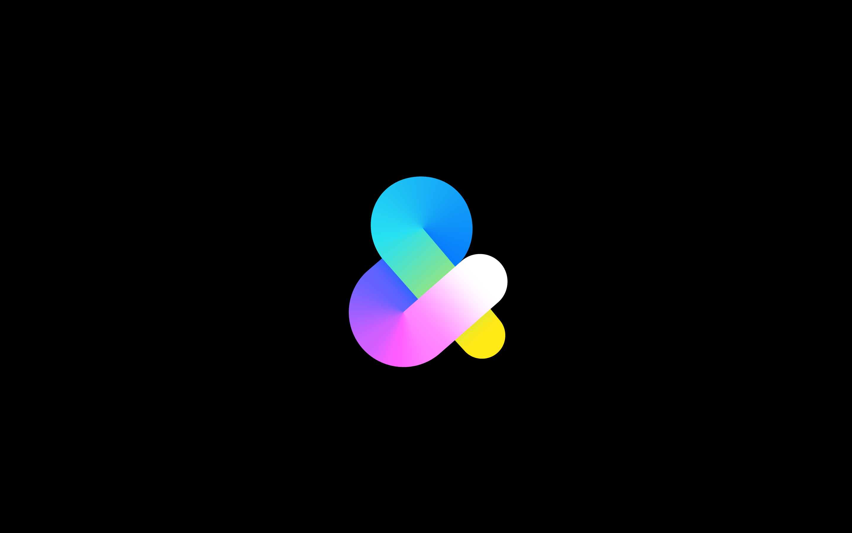 logo design based on a colourful ampersand symbol designed with modern gradients by mihai dolganiuc design