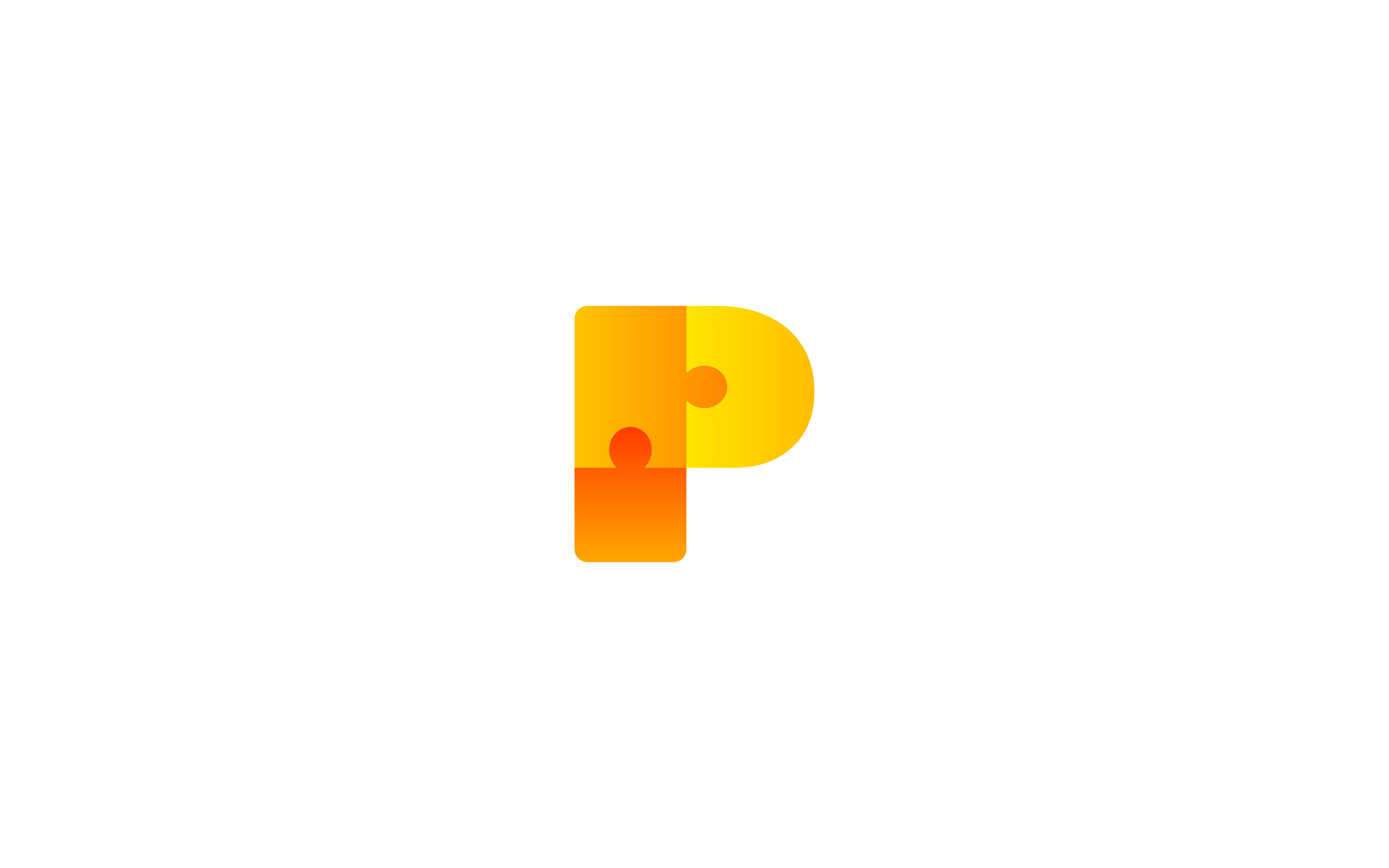 logo design based on the letter p and puzzle pieces for a modern startup by mihai dolganiuc design