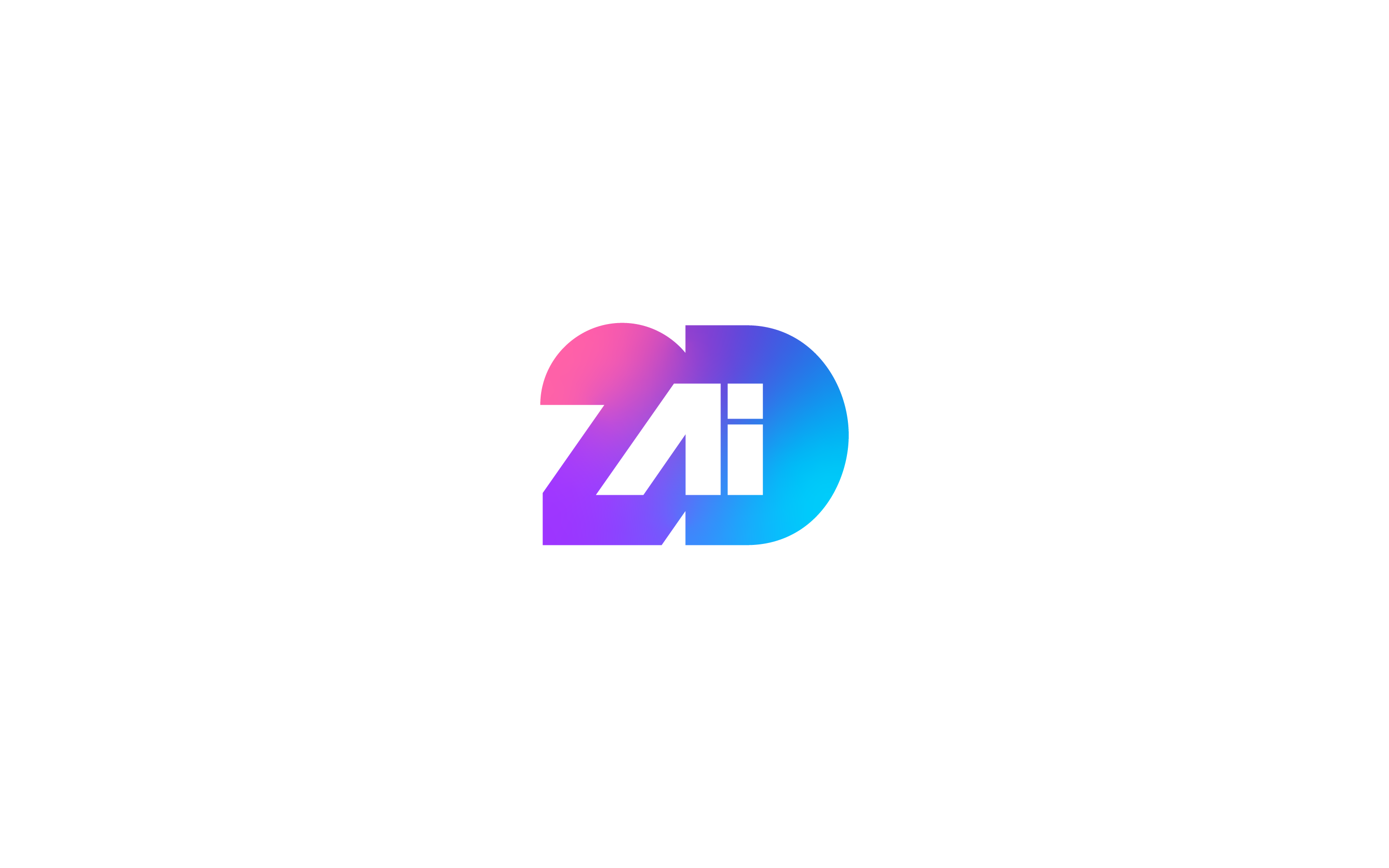 logo design based on the letters 2D ai typography startup web3 negative space by mihai dolganiuc design