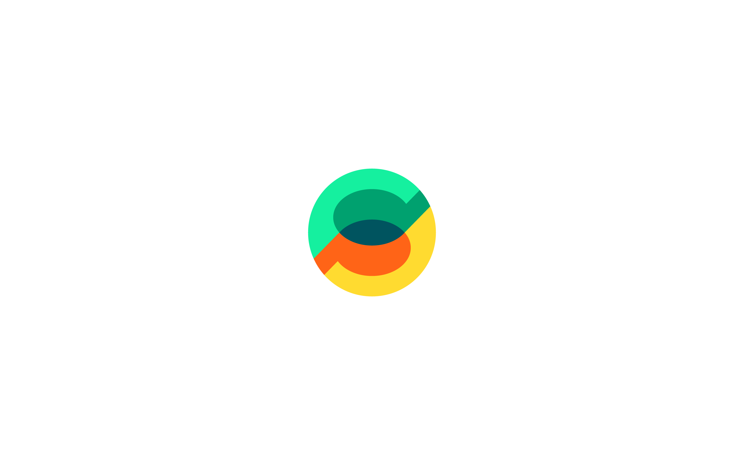 logo design based on the letter S designed with blending colourful elements by mihai dolganiuc design