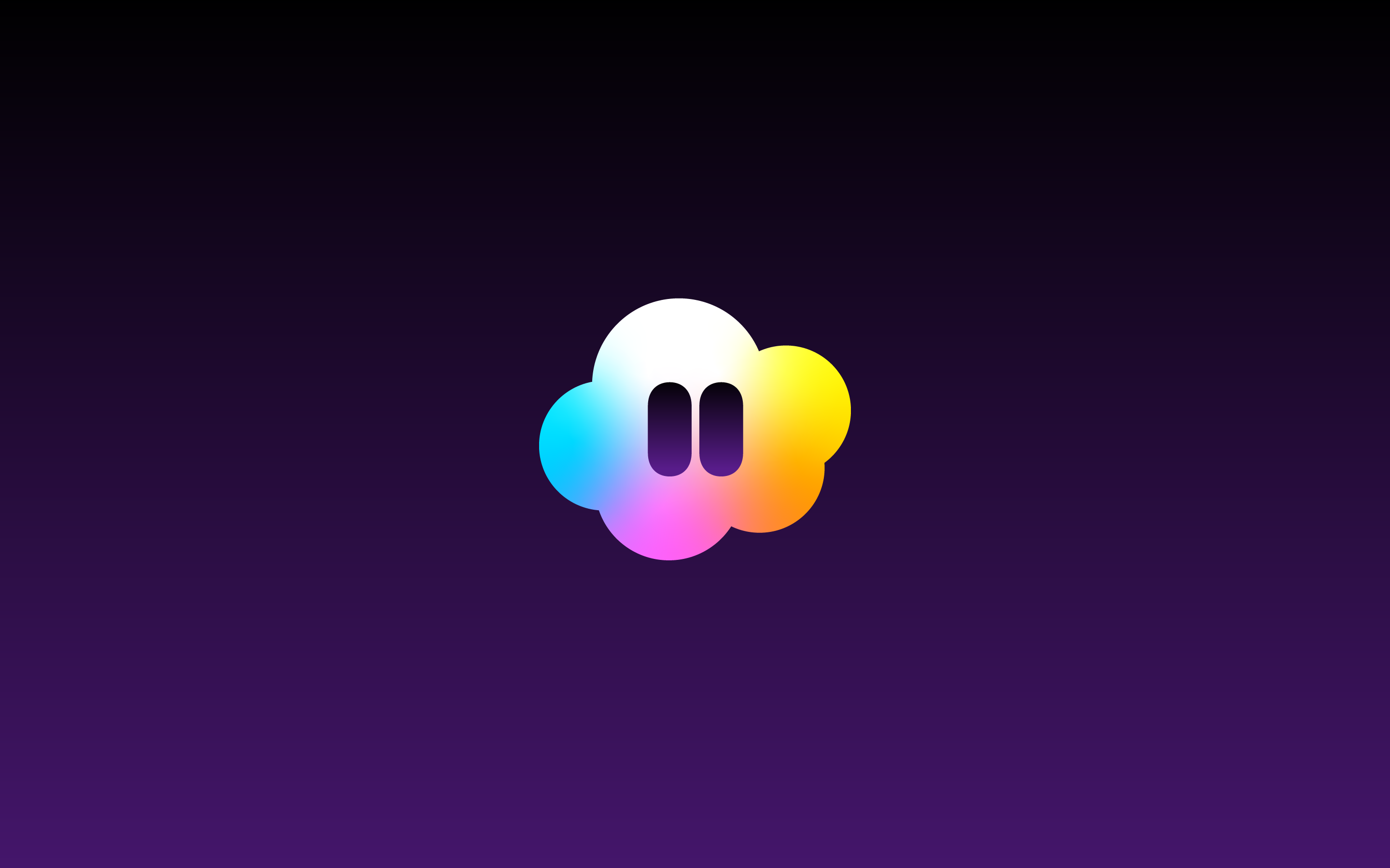 logo design based on a cute colourful and fluffy cloud for a web3 startup by mihai dolganiuc design
