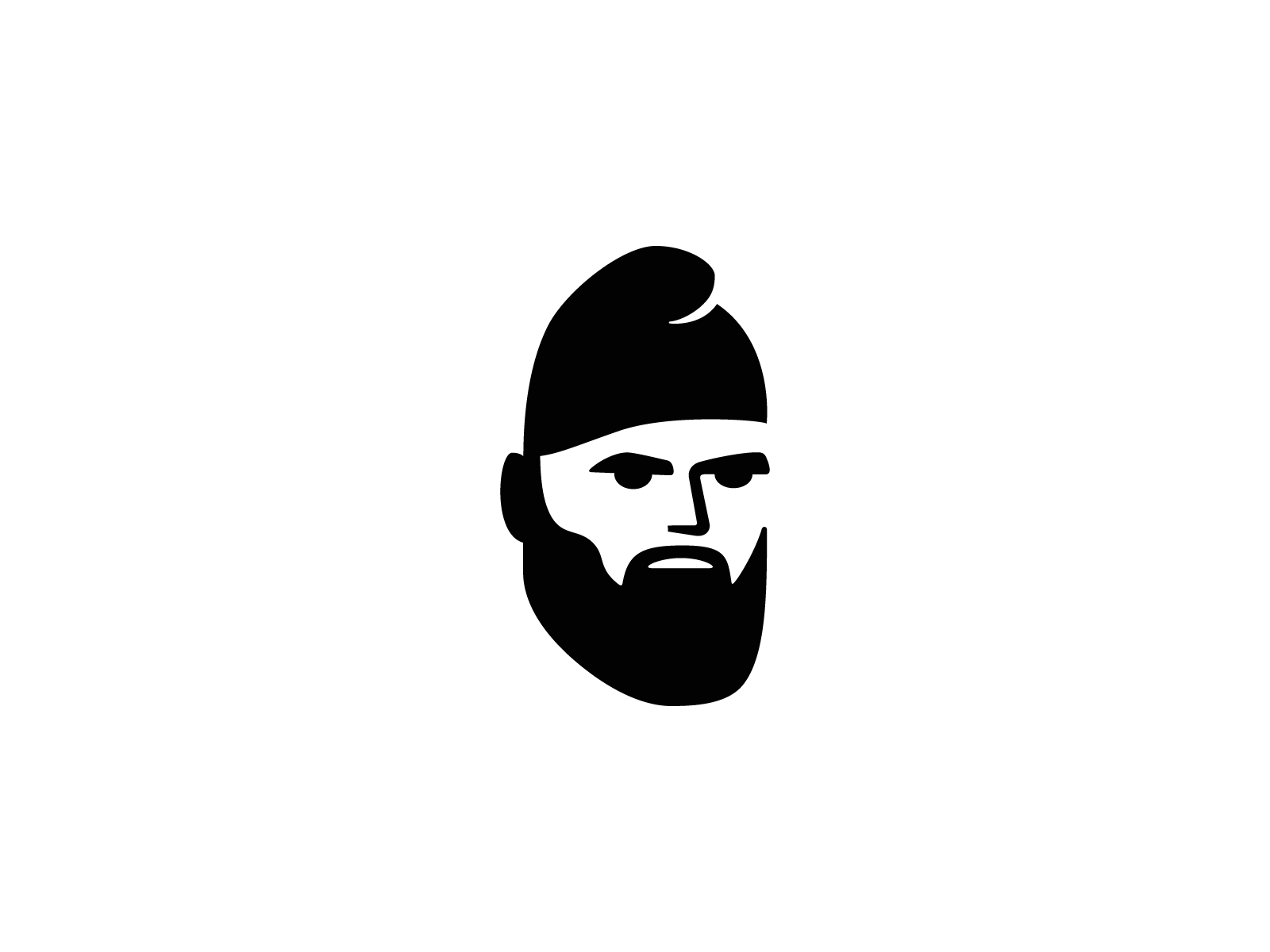 dacia dacian warrior mascot head bearded man symbol mihai dolganiuc design