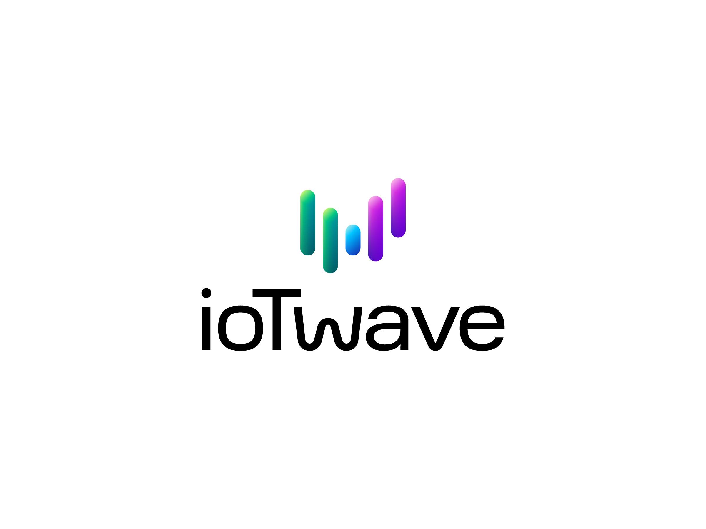internet of things wave letter W letterform gradient modern web3 marks logo design custom type mihai dolganiuc
