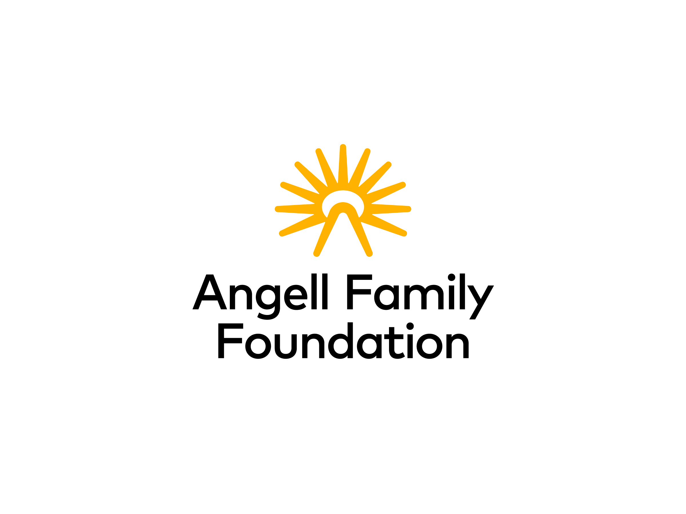 foundation angel family letter A sun marks logo design custom type mihai dolganiuc