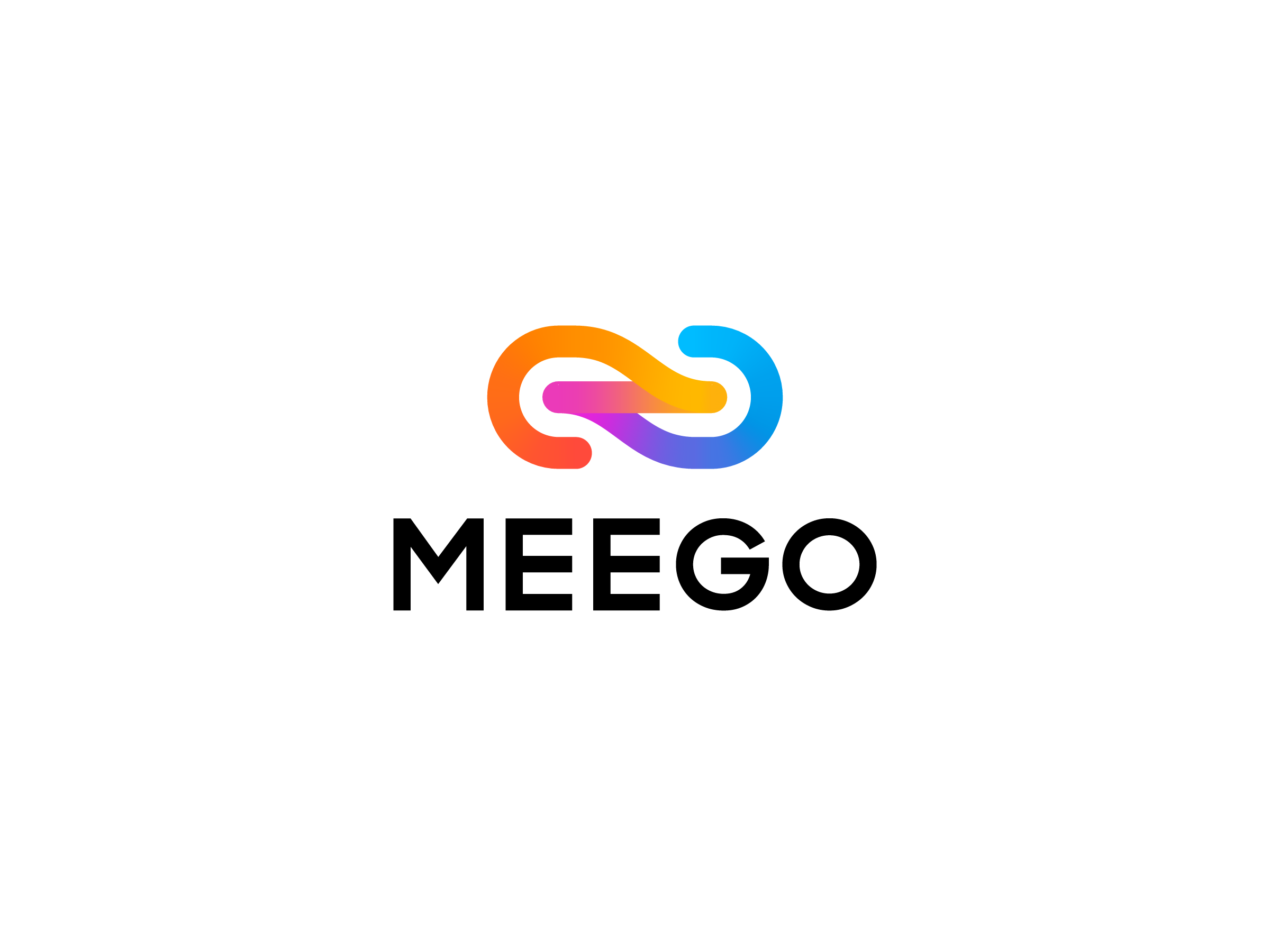 meego chain link connection network gradient web3 marks logo design custom type mihai dolganiuc